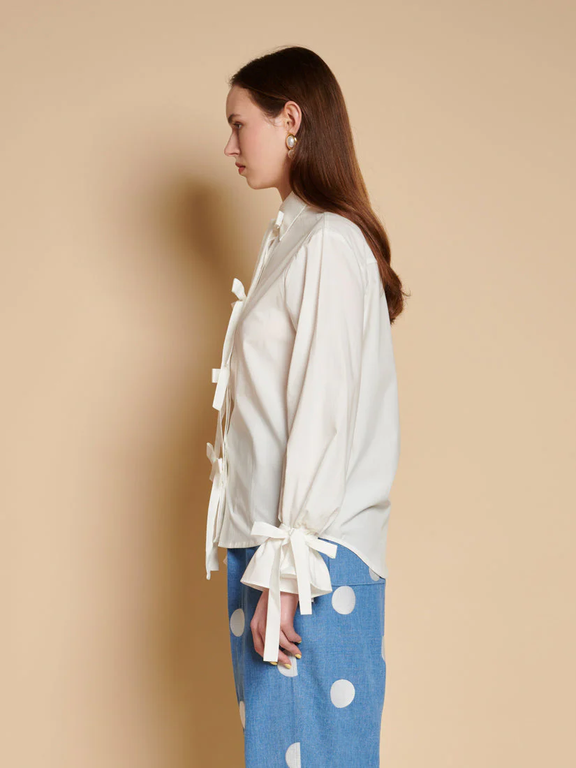 Siljan Bow Blouse - Image 2