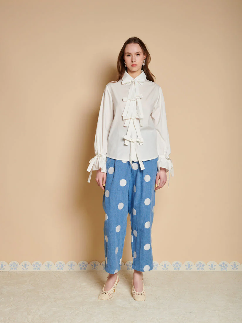 Siljan Bow Blouse - Image 4