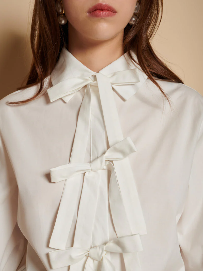 Siljan Bow Blouse - Image 6