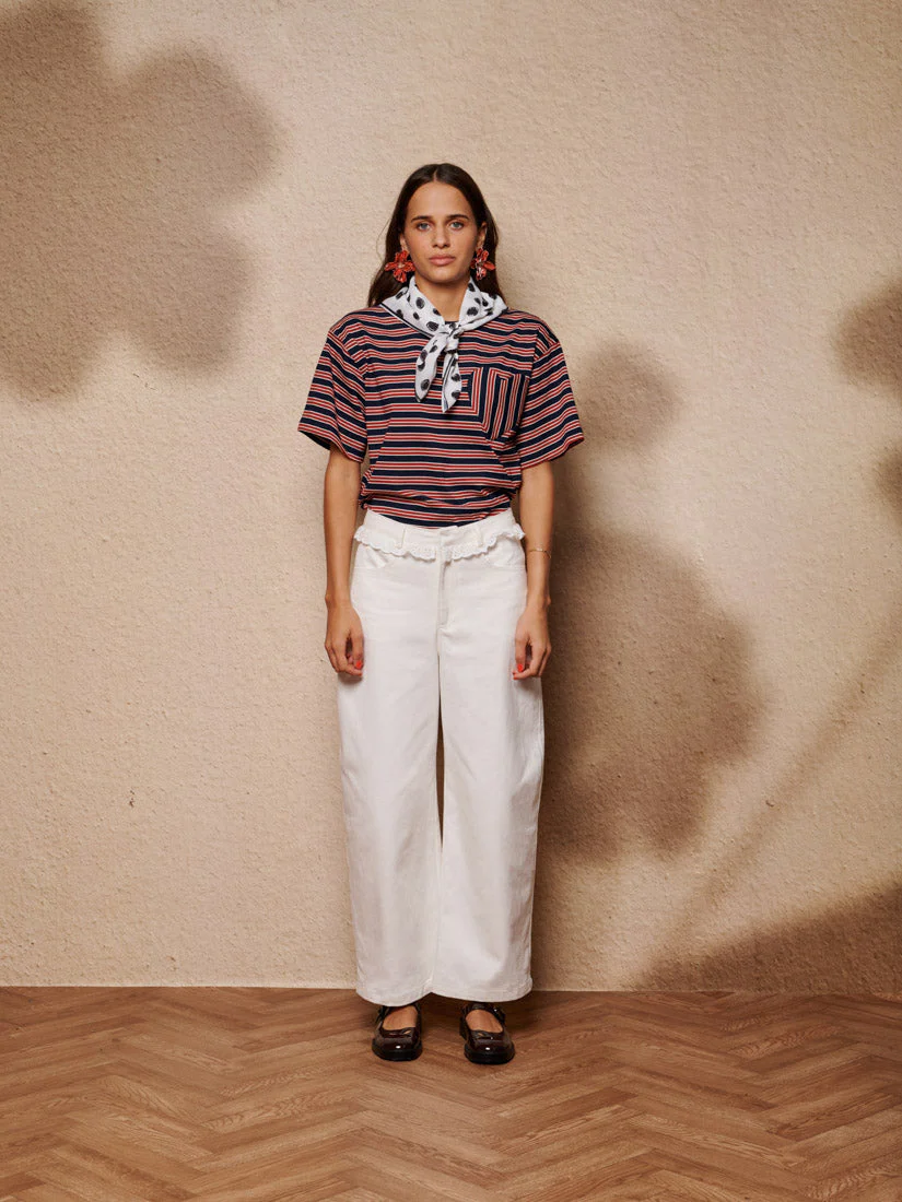 Soleil Stripe Boxy T-shirt - Image 4