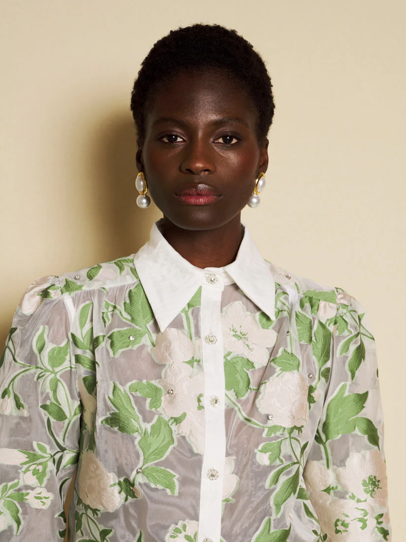 <b>DREAM</b> Sonnet Jacquard Blouse - Image 5