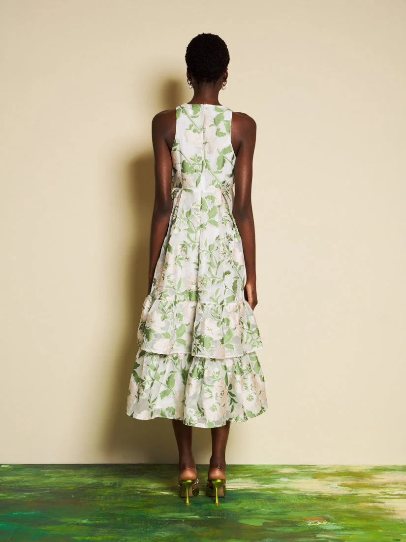 <b>DREAM</b> Sonnet Jacquard Midi Dress - Image 3