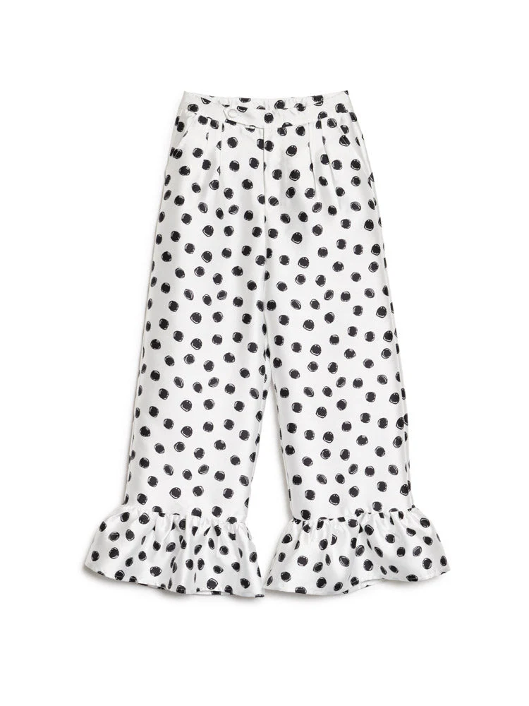 Spot Wide Leg Trousers - Image 7