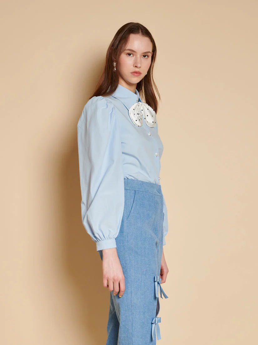 Vera Bow Tie Blouse - Image 2