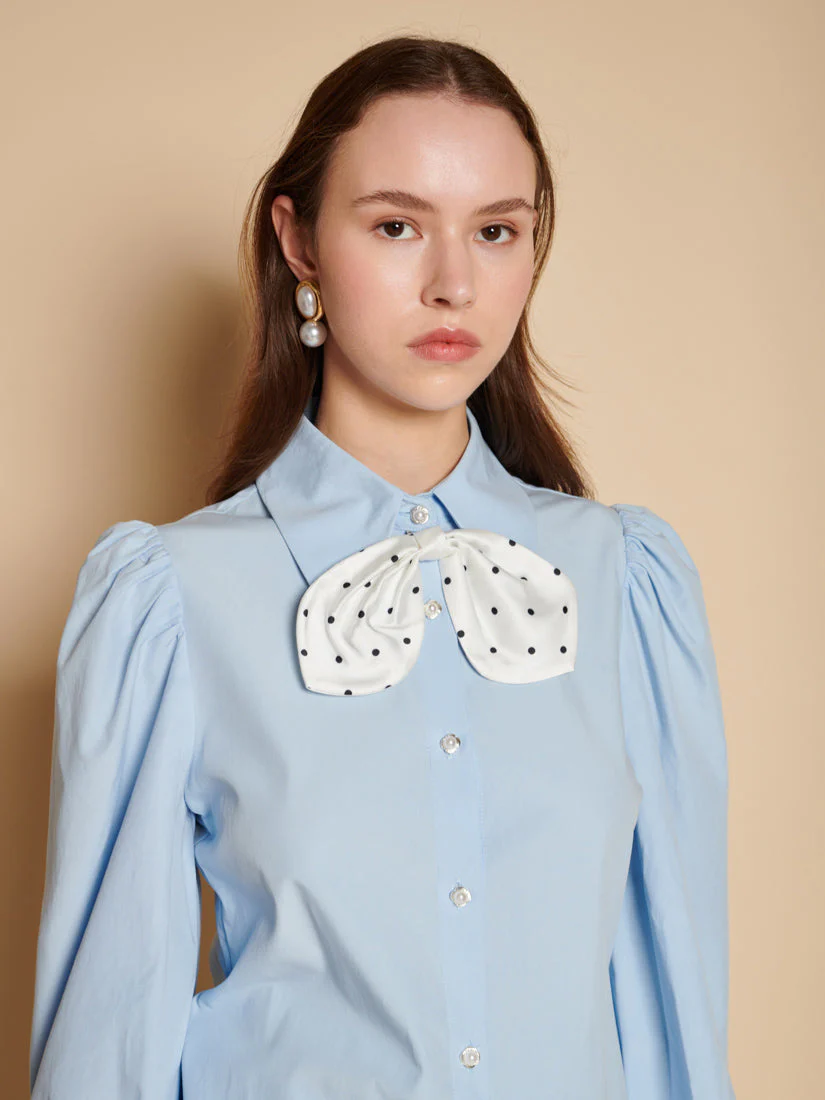 Vera Bow Tie Blouse - Image 5