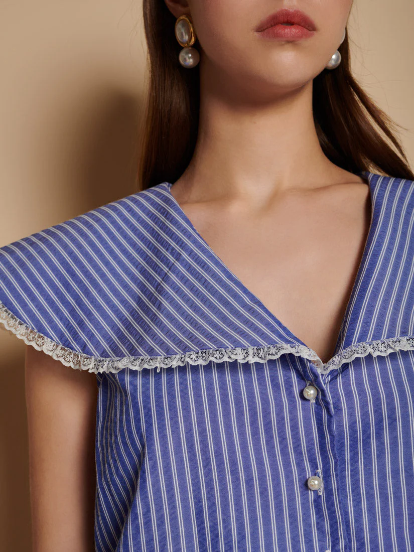 Vine Stripe Top - Image 6