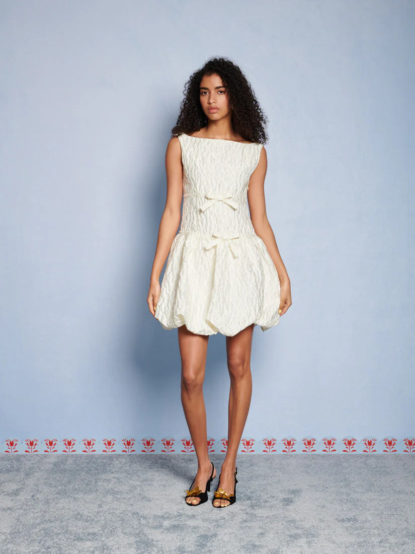 <b>DREAM</b> Vitsippa Jacquard Bubble Dress - Image 2