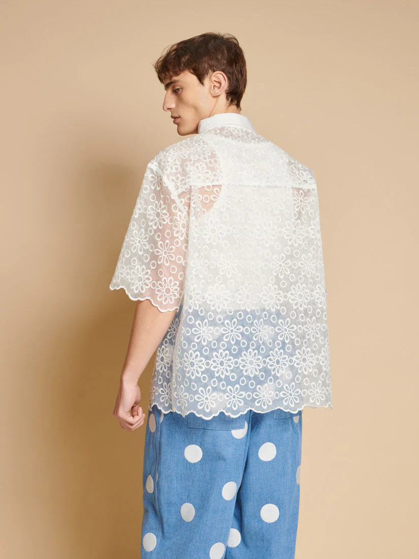 Walter Embroidered Polo Top - Image 6
